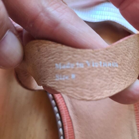 Madewell The Wave Slide Sandal in Colorblock Lizard Embossed Leather size 8 - Picture 5 of 5